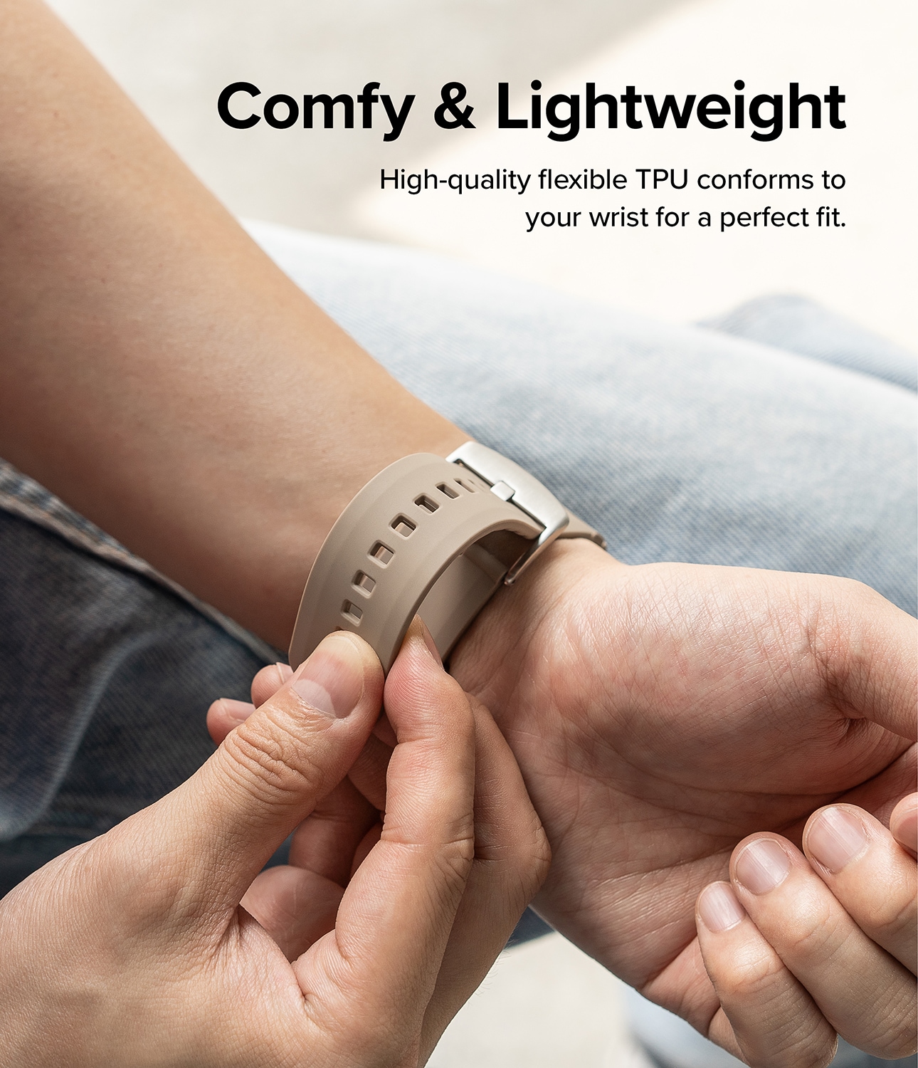 Apple Watch Ultra 49mm 3rd Gen Armband Rubber One Bold Grå