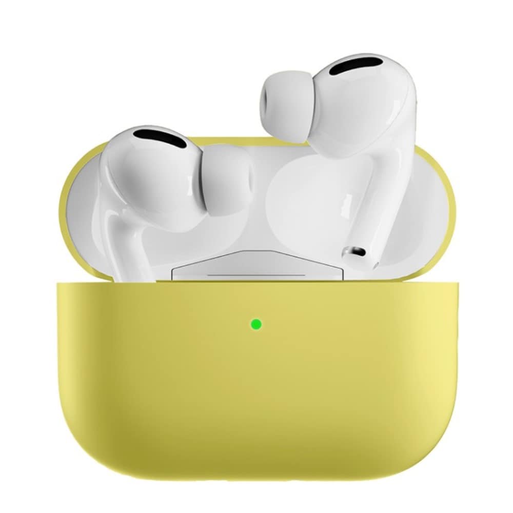 AirPods Pro 2 Tunt silikonskal, gul