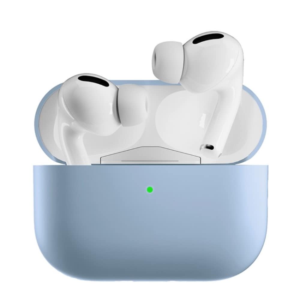 AirPods Pro 2 Tunt silikonskal, ljusblå