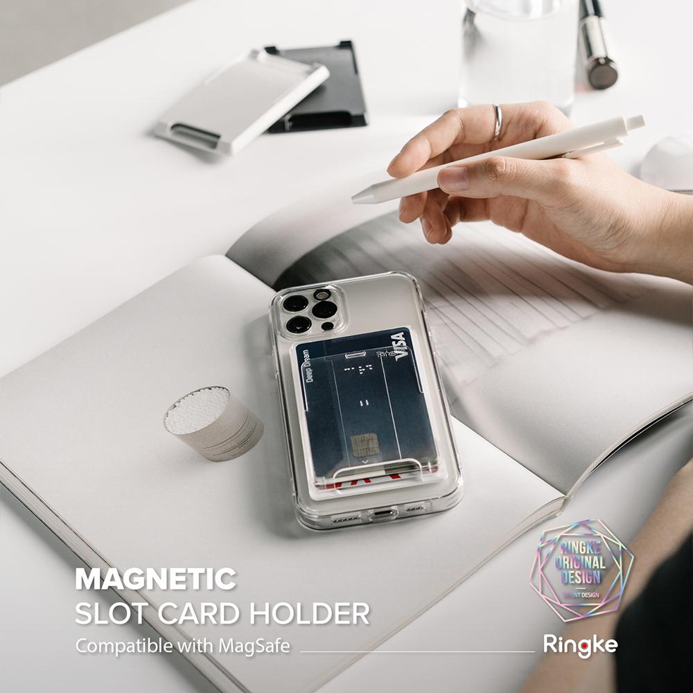 MagSafe Magnetic Card Slot Korthållare, svart