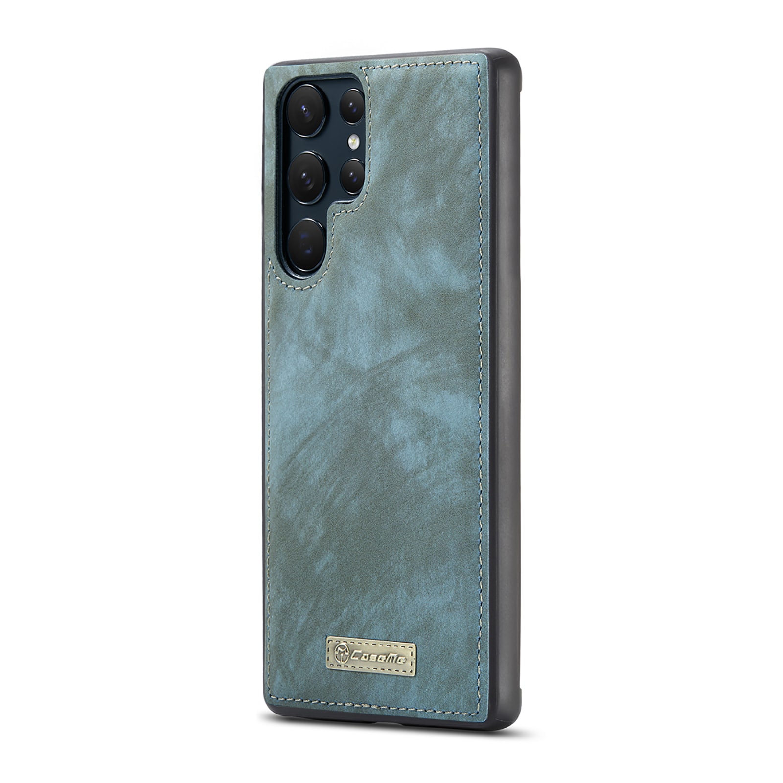 Samsung Galaxy S22 Ultra Rymligt plånboksfodral med många kortfack, Blå