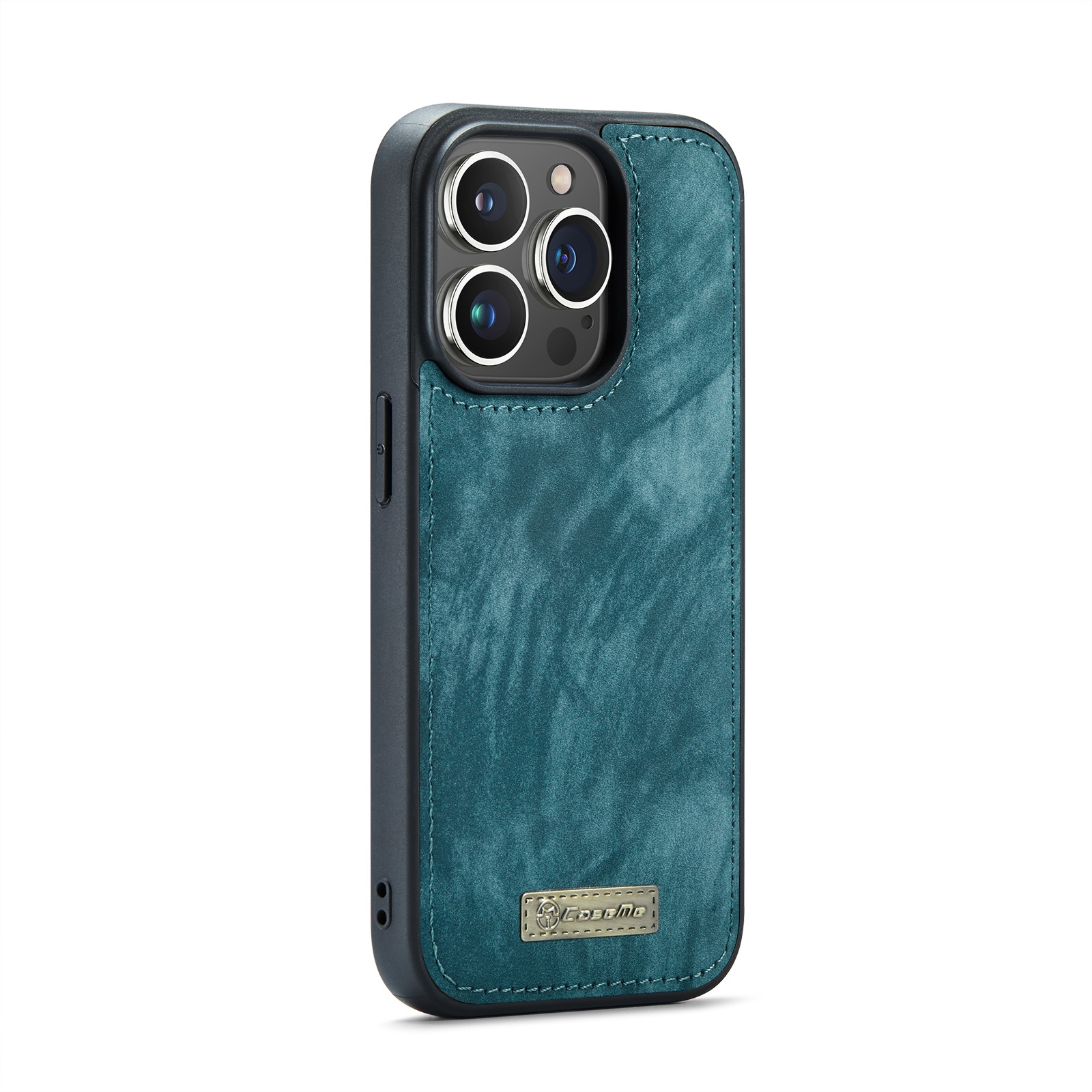 iPhone 14 Pro Rymligt plånboksfodral med många kortfack, Blå
