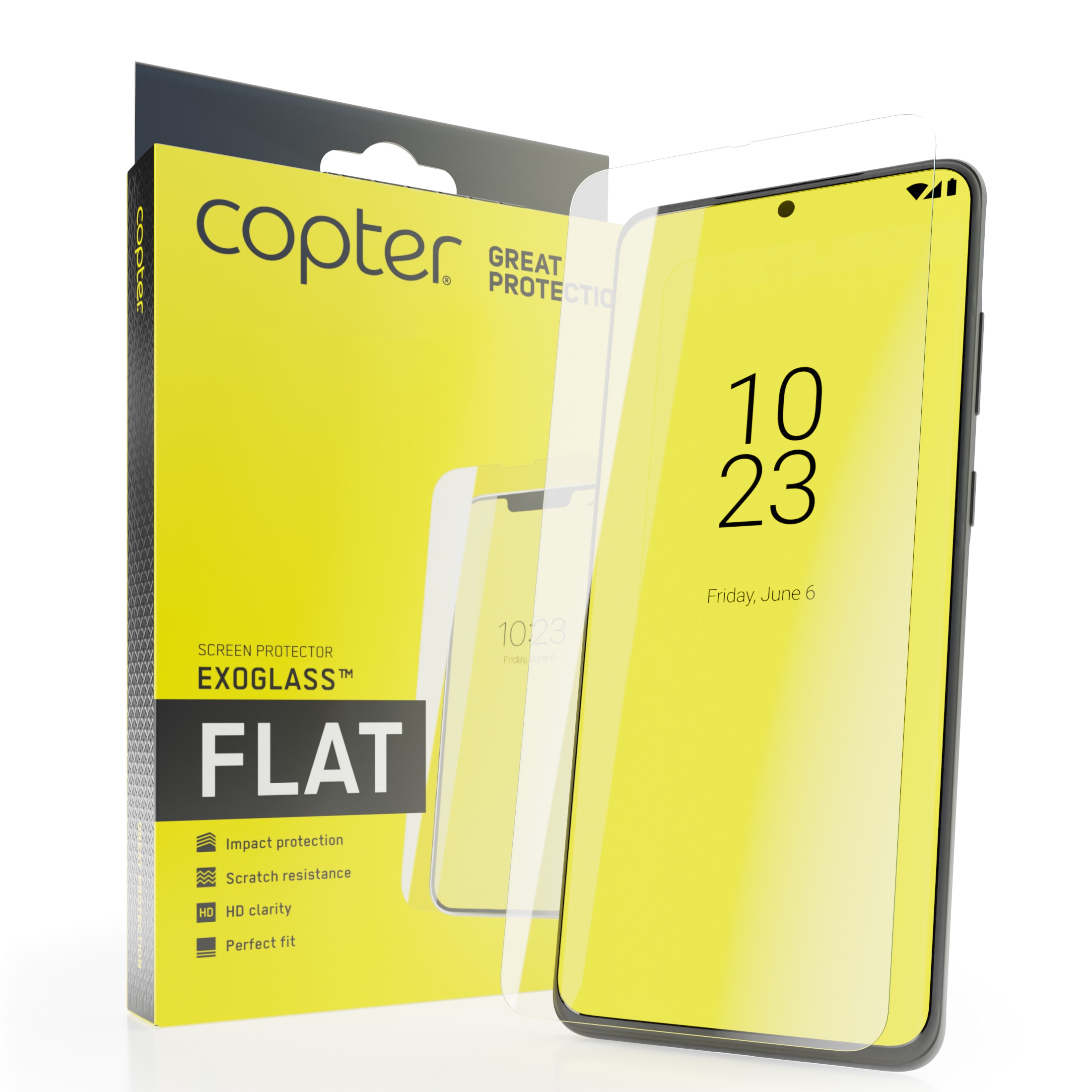 Fairphone 4 Skärmskydd i Härdat glas - Exoglass