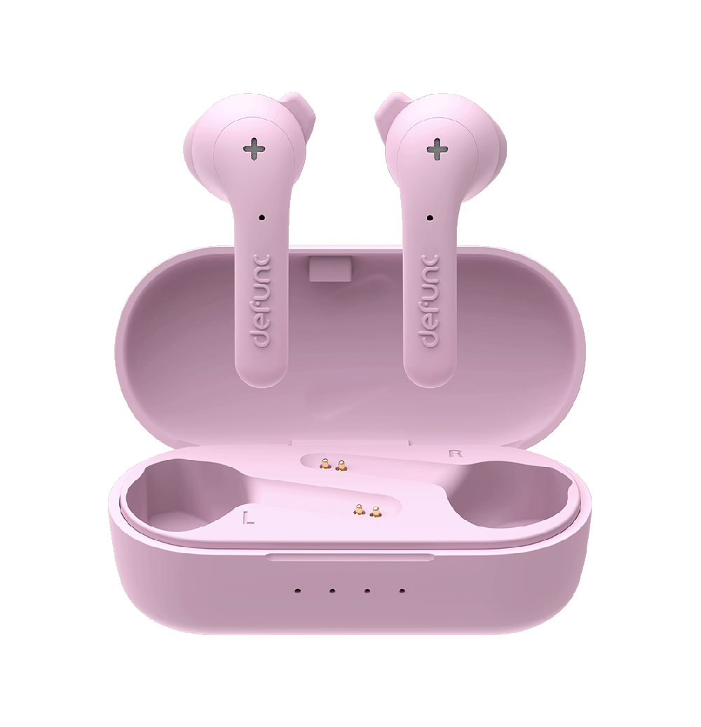 TRUE BASIC - Prisvärda trådlösa hörlurar, rosa
