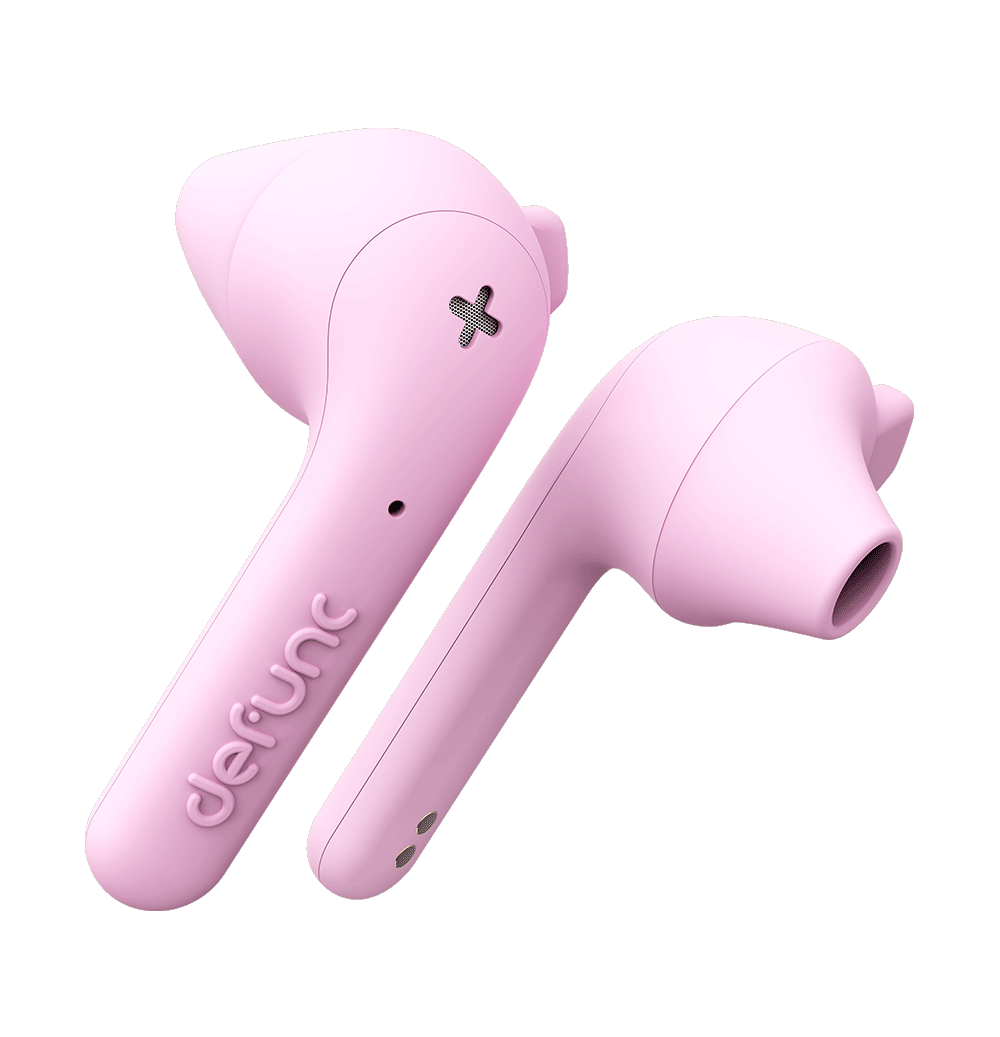 TRUE BASIC - Prisvärda trådlösa hörlurar, rosa