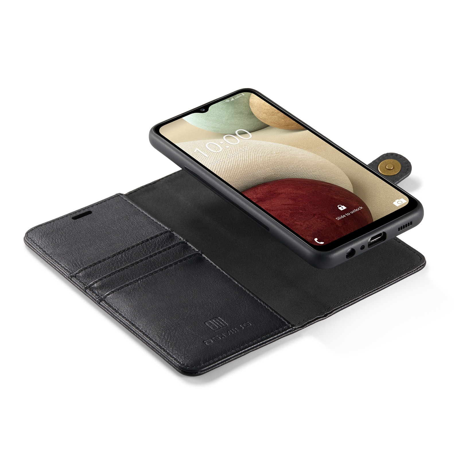 Samsung Galaxy A14 Plånboksfodral med avtagbart skal, Black
