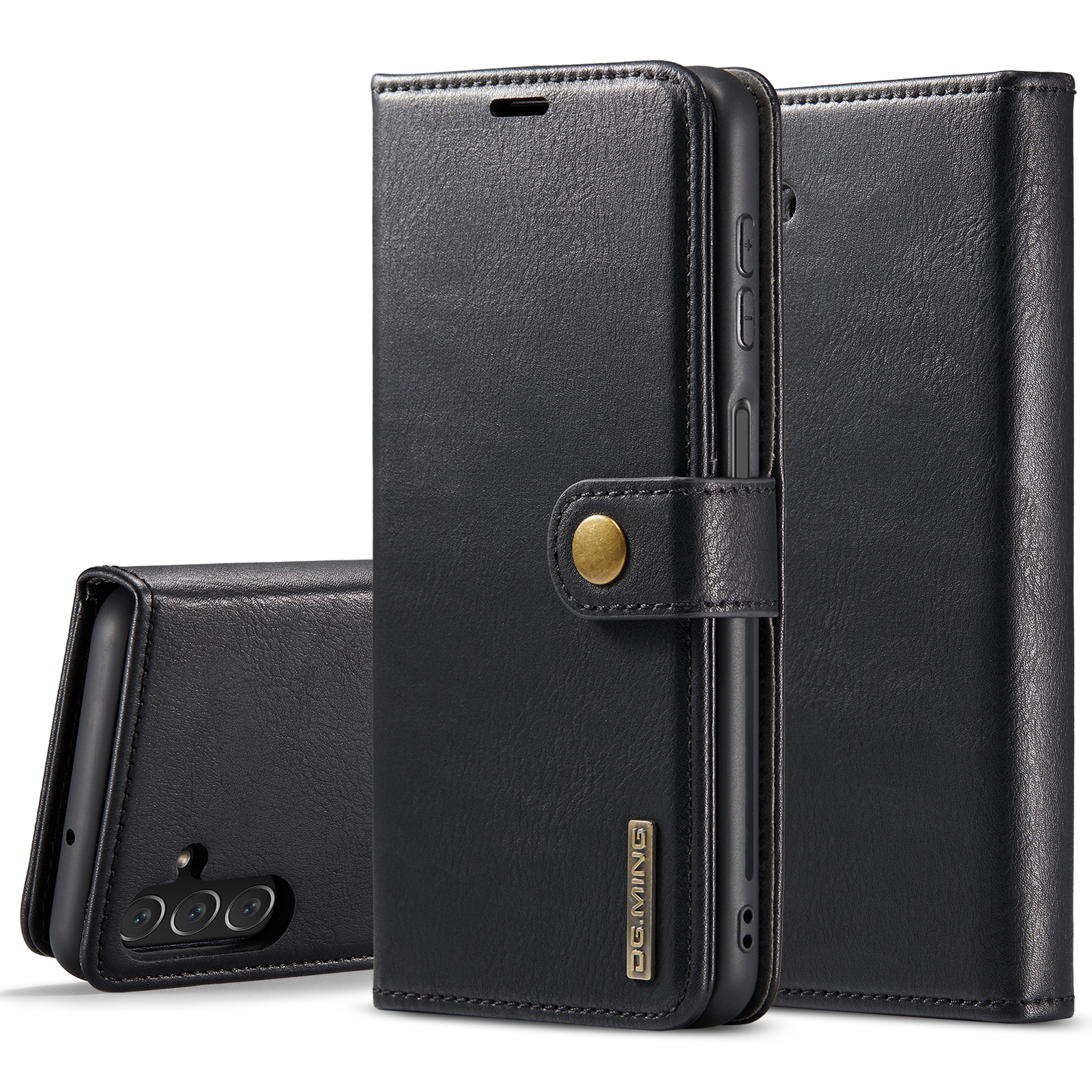 Samsung Galaxy A14 Plånboksfodral med avtagbart skal, Black