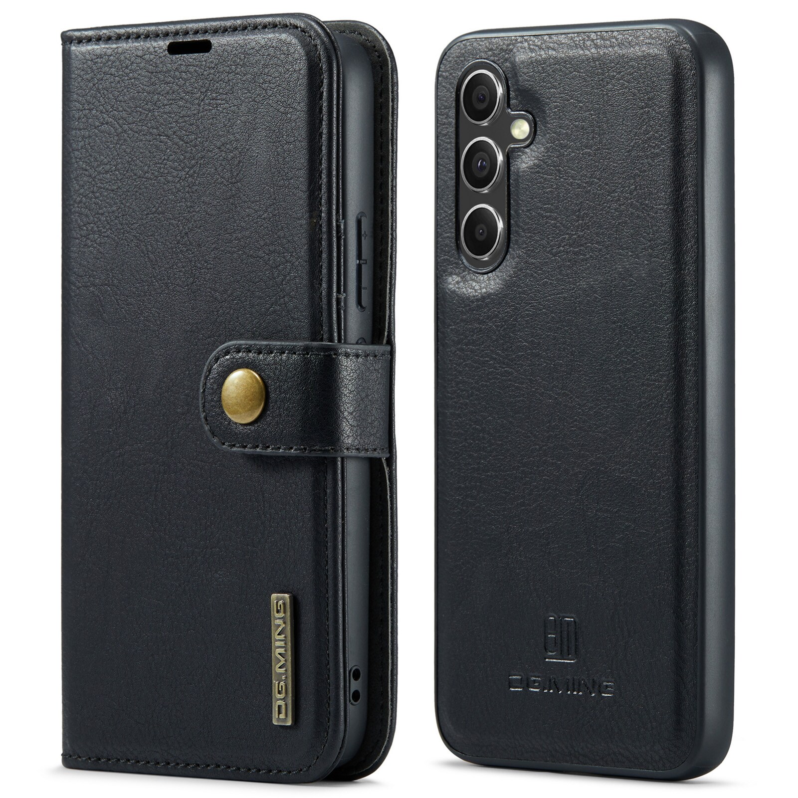 Samsung Galaxy A34 Plånboksfodral med avtagbart skal, Black