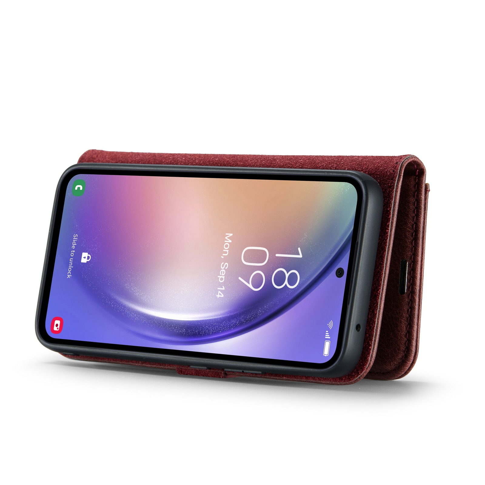 Samsung Galaxy S23 FE Plånboksfodral med avtagbart skal, Red