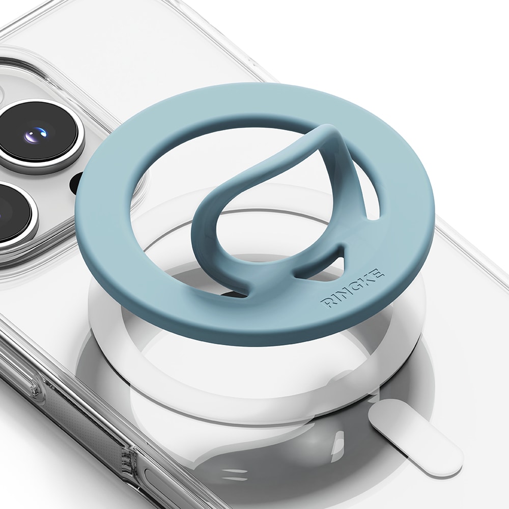 Dual magnetisk ring silikon, Light Teal