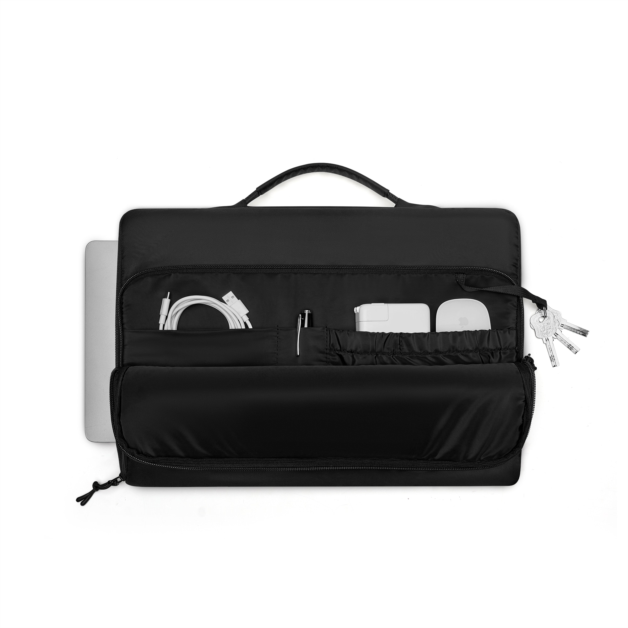Däsh Cushioned Laptopväska Briefcase 16", Svart