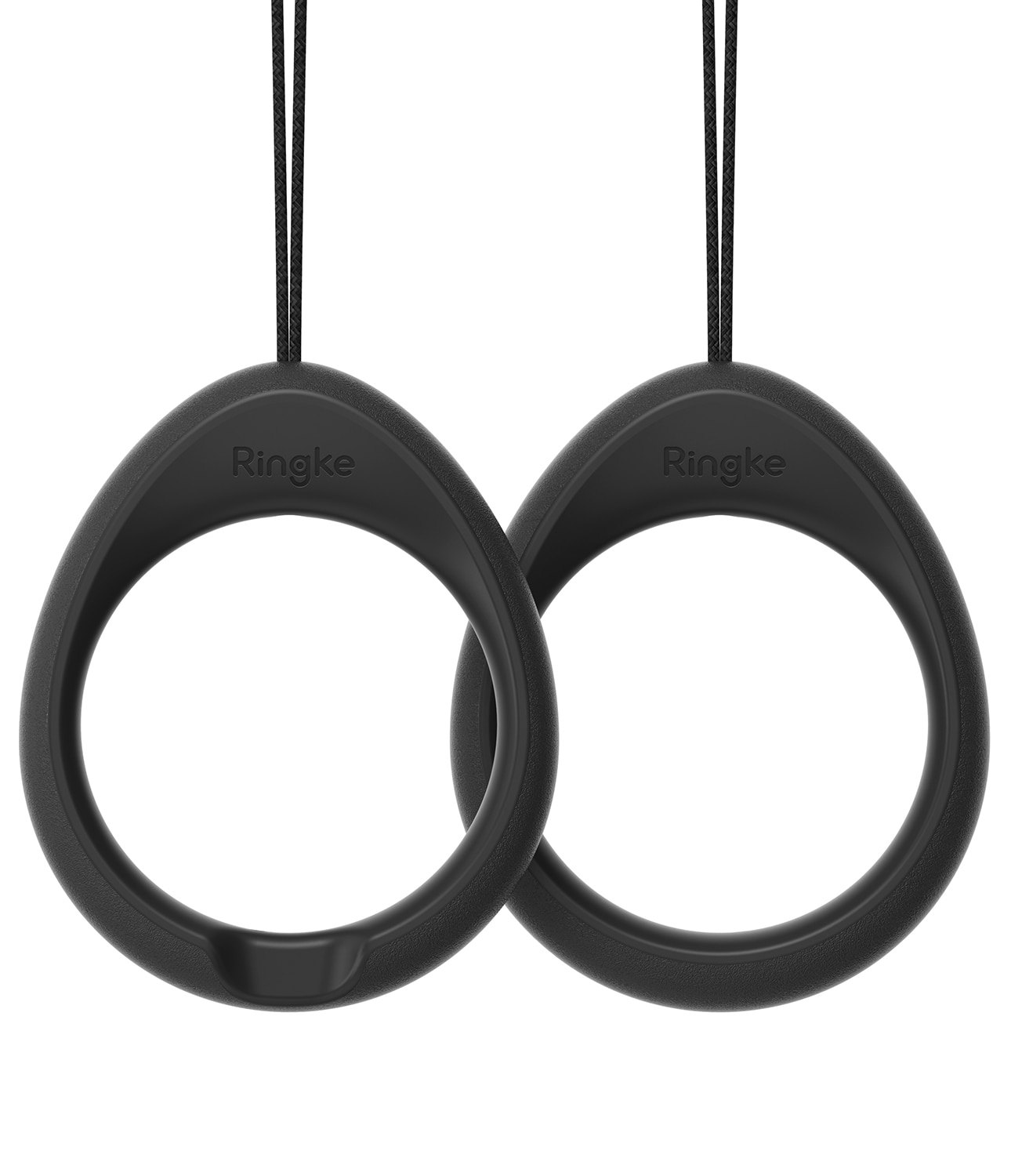 Finger Ring Strap (2-pack), svart