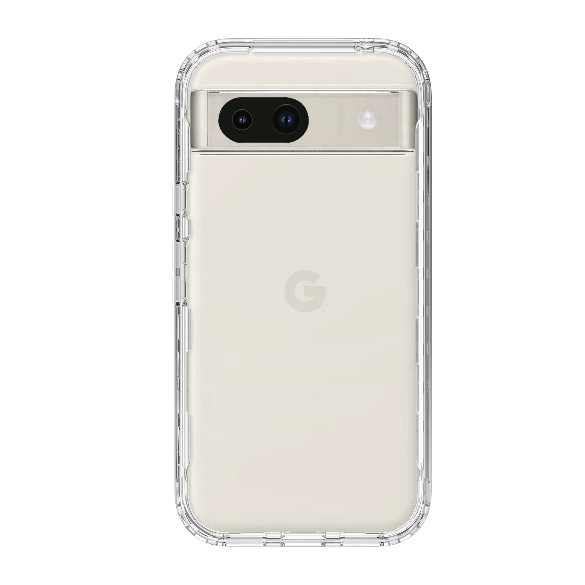 Google Pixel 8a Mobilskal Full Protection, transparent