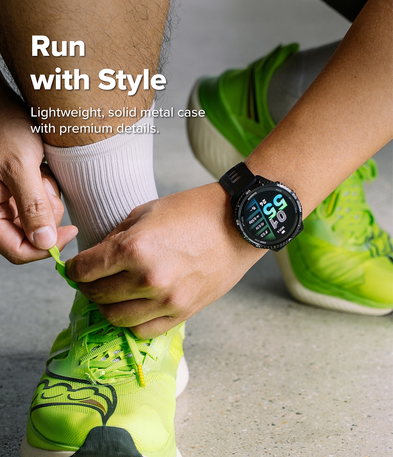 Garmin Forerunner 970 Skyddsram - Bezel Styling Svart