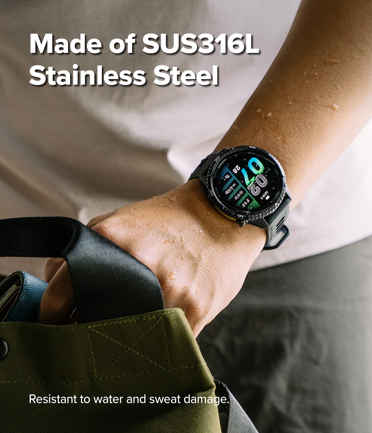Garmin Forerunner 970 Skyddsram - Bezel Styling Svart