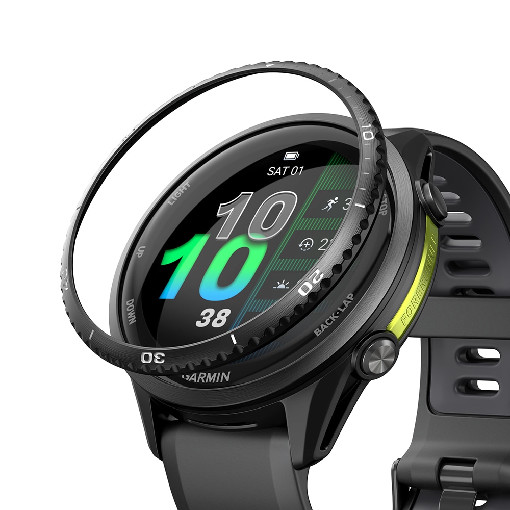 Garmin Forerunner 970 Skyddsram - Bezel Styling Svart