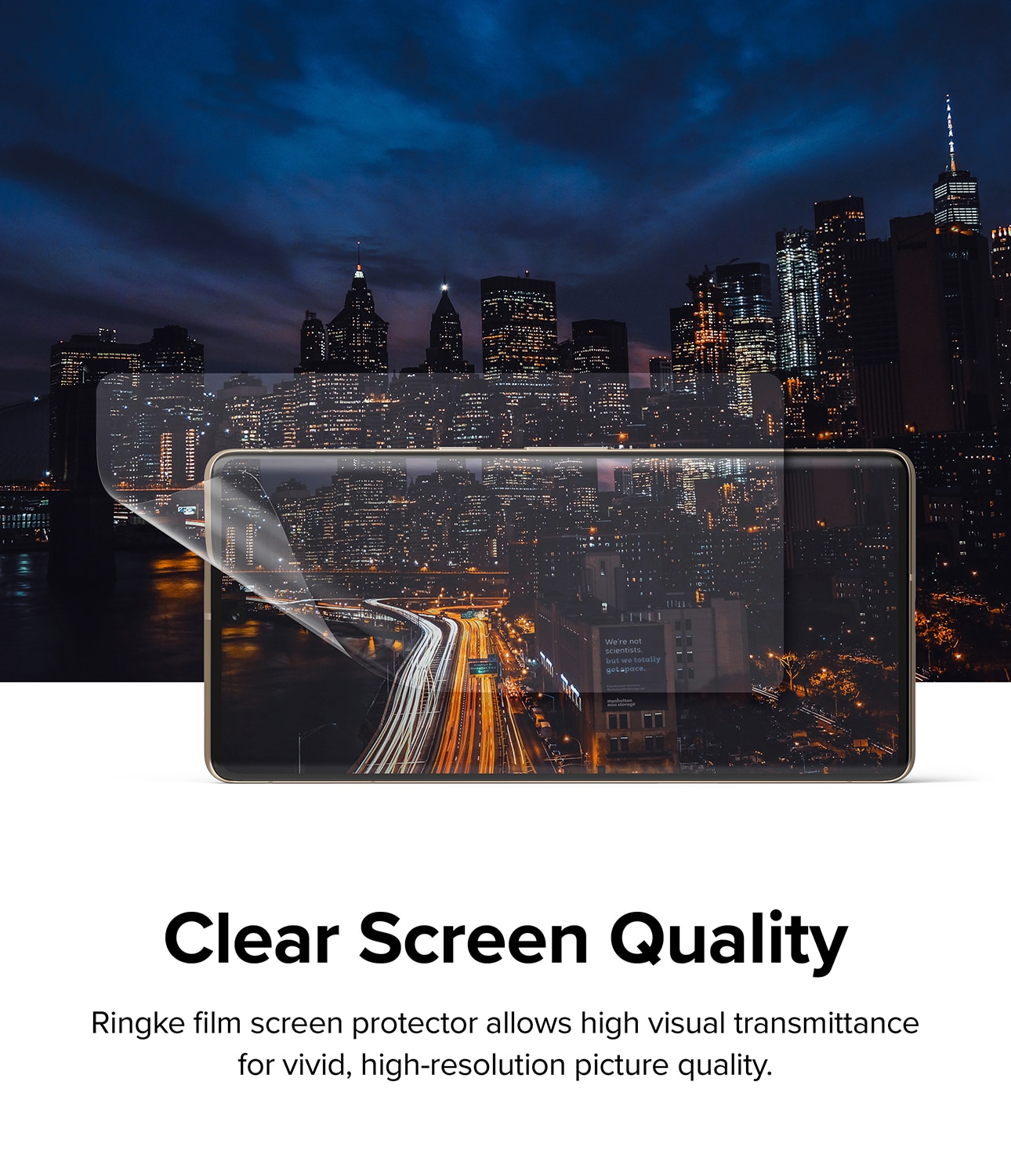 Google Pixel 7 Pro Skärmskydd skyddsfilm - Dual Easy (2-pack)