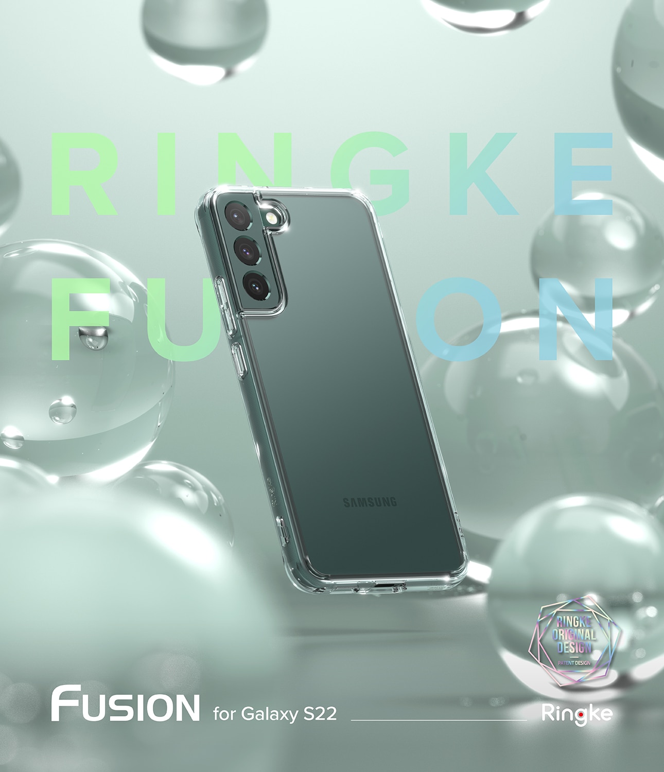Samsung Galaxy S22 Plus Fusion skal, genomskinlig