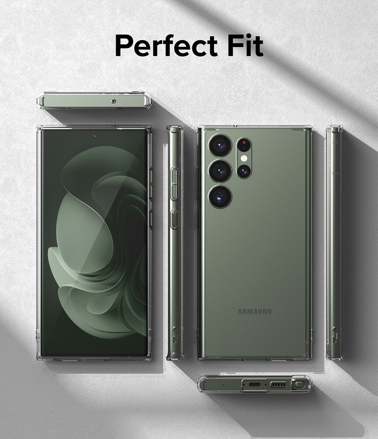 Samsung Galaxy S23 Ultra Fusion skal, genomskinlig