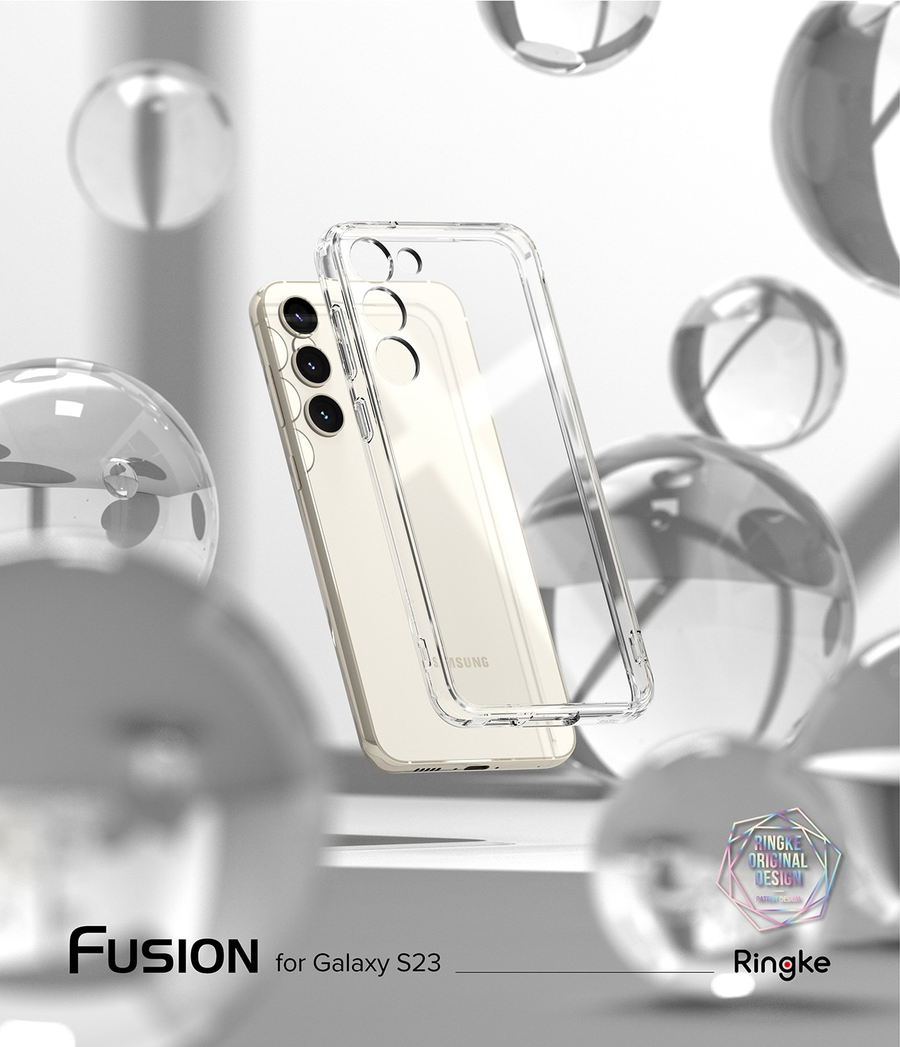 Samsung Galaxy S23 Fusion skal, genomskinlig