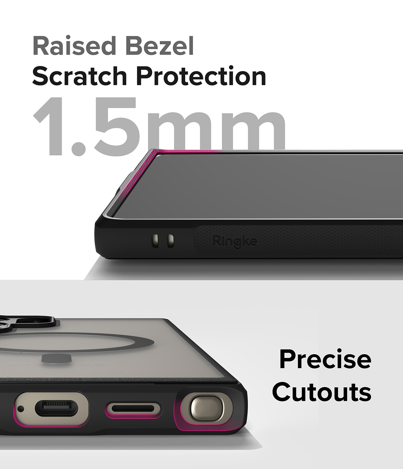 Samsung Galaxy S24 Ultra Fusion Bold MagSafe Skal, svart