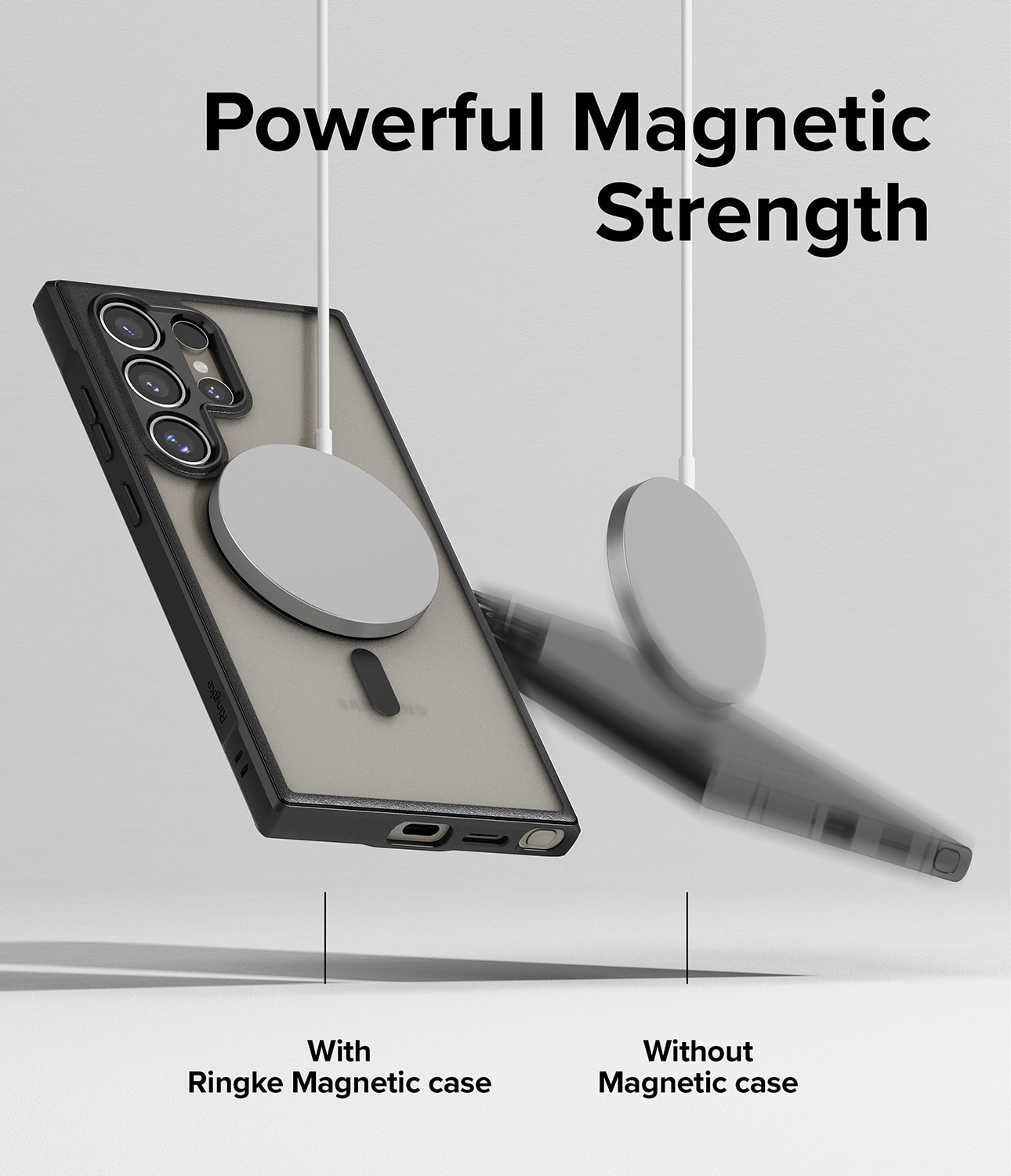 Samsung Galaxy S24 Ultra Fusion Bold MagSafe Skal, svart