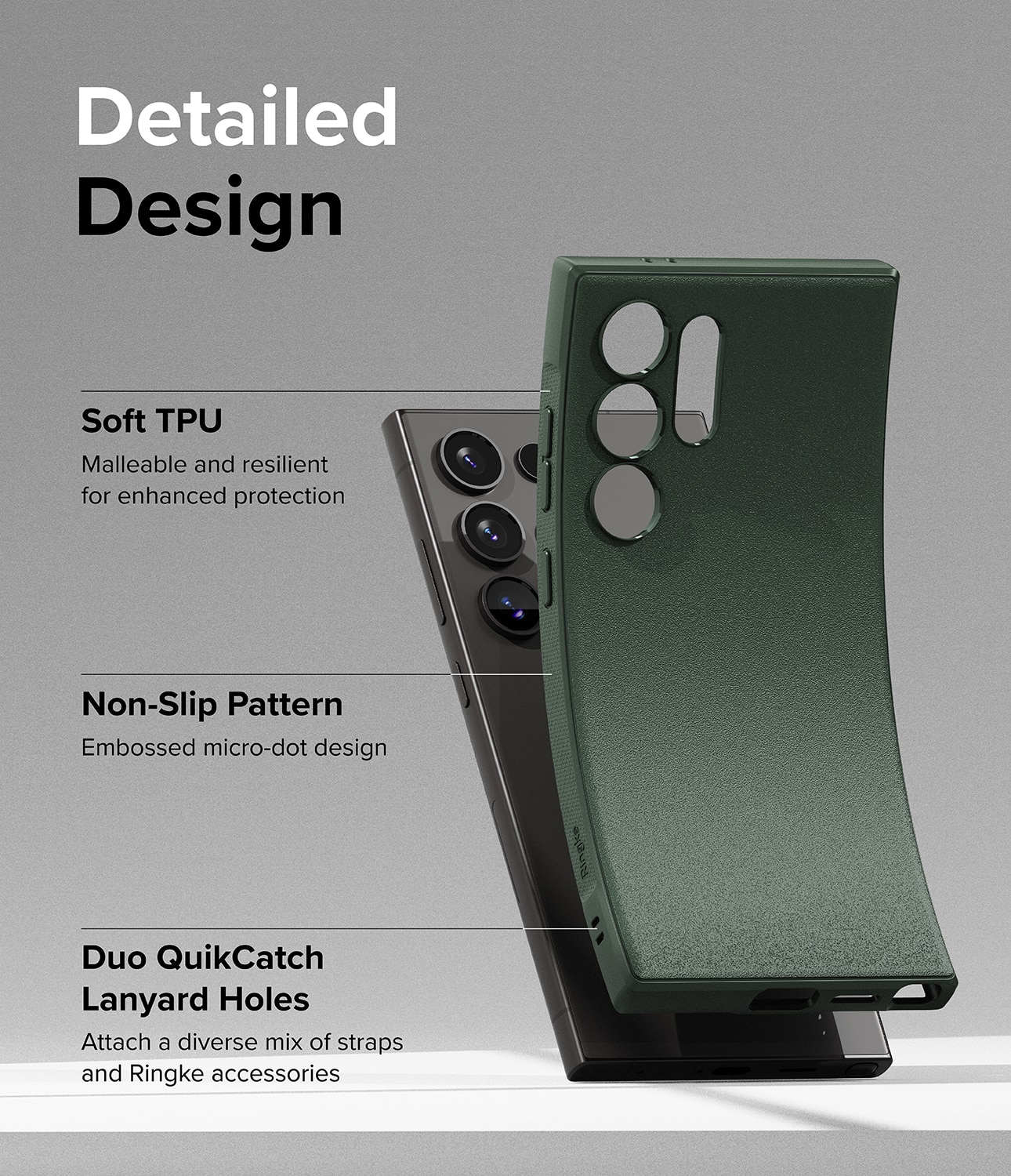 Samsung Galaxy S24 Ultra Onyx Skal, grön