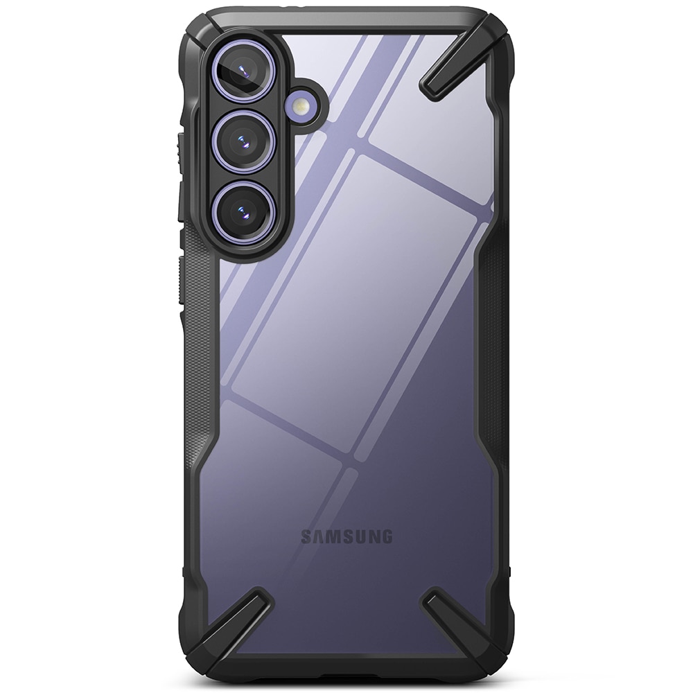 Samsung Galaxy S24 Fusion X Skal, svart/genomskinlig