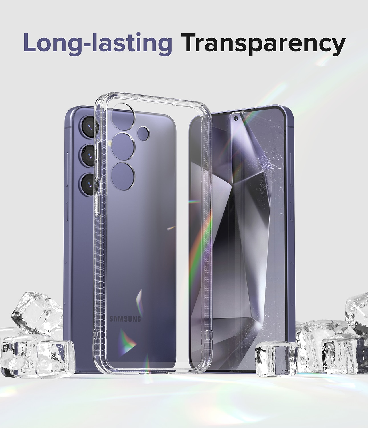 Samsung Galaxy S24 Fusion skal, genomskinlig