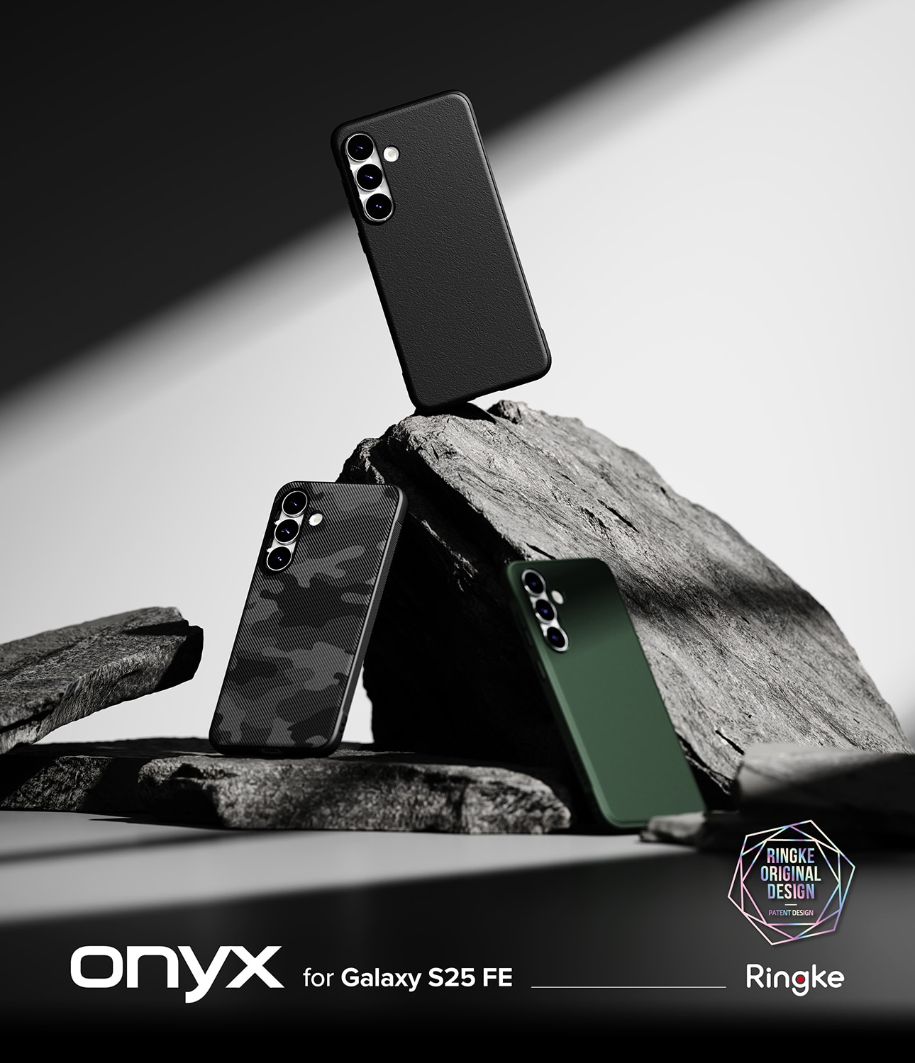 Samsung Galaxy S25 FE Onyx Skal, Dark Green