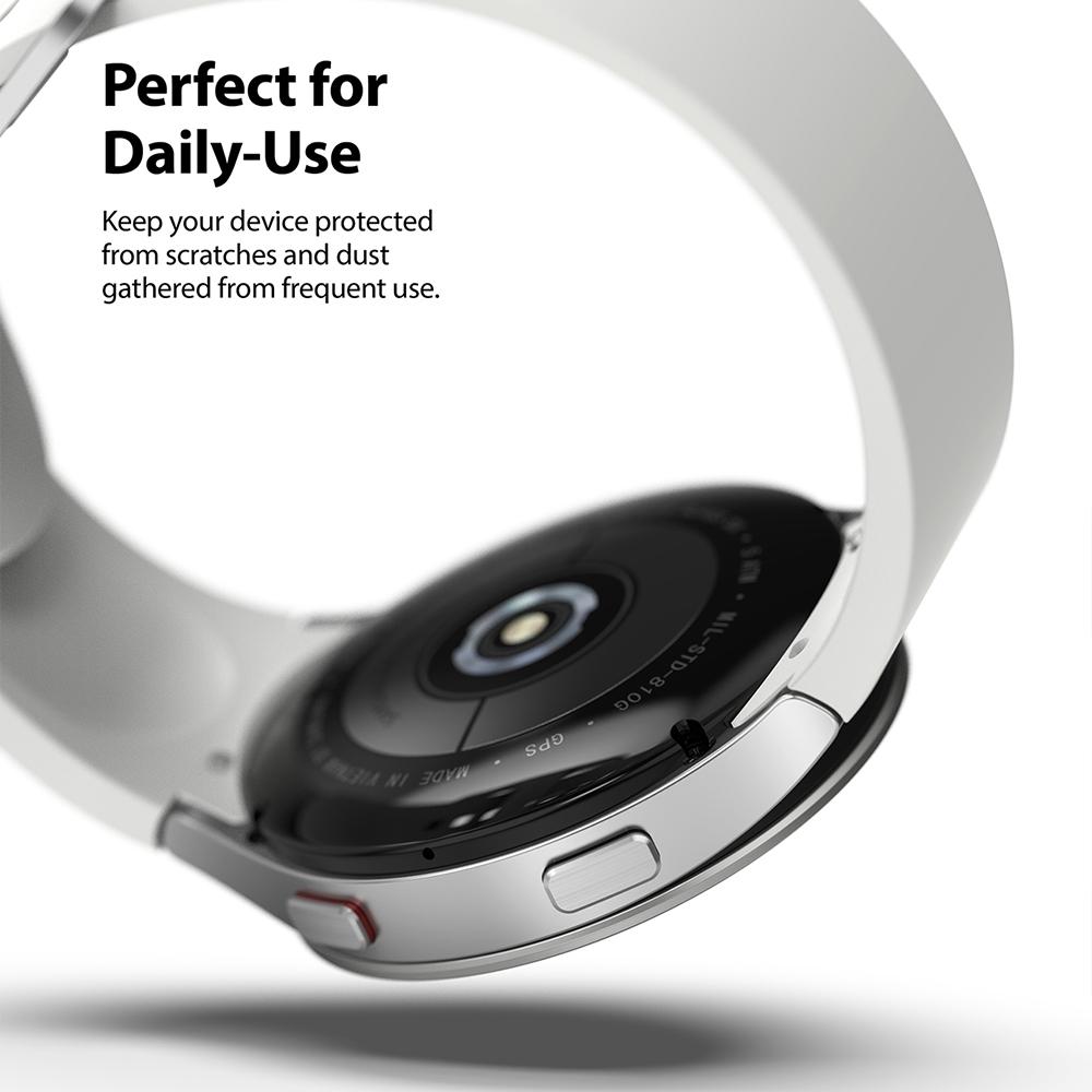Samsung Galaxy Watch 4 44mm Skyddsram - Bezel Styling Silver