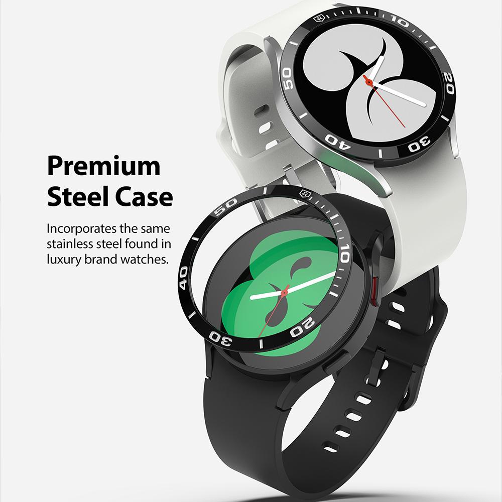 Samsung Galaxy Watch 4 44mm Skyddsram - Bezel Styling Svart