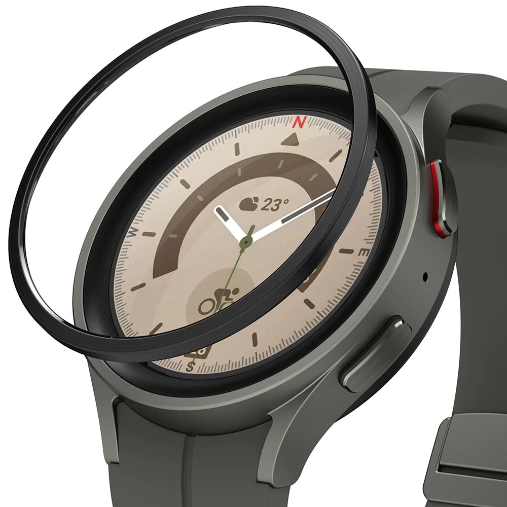 Samsung Galaxy Watch 5 Pro 45mm Skyddsram - Bezel Styling Svart