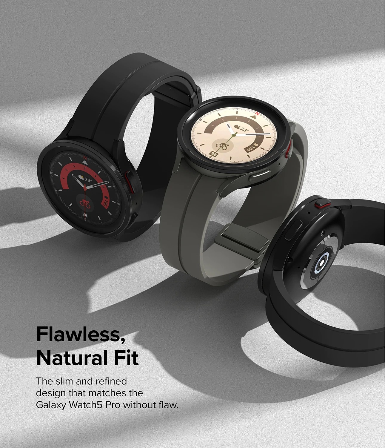Samsung Galaxy Watch 5 Pro 45mm Skyddsram - Bezel Styling Svart