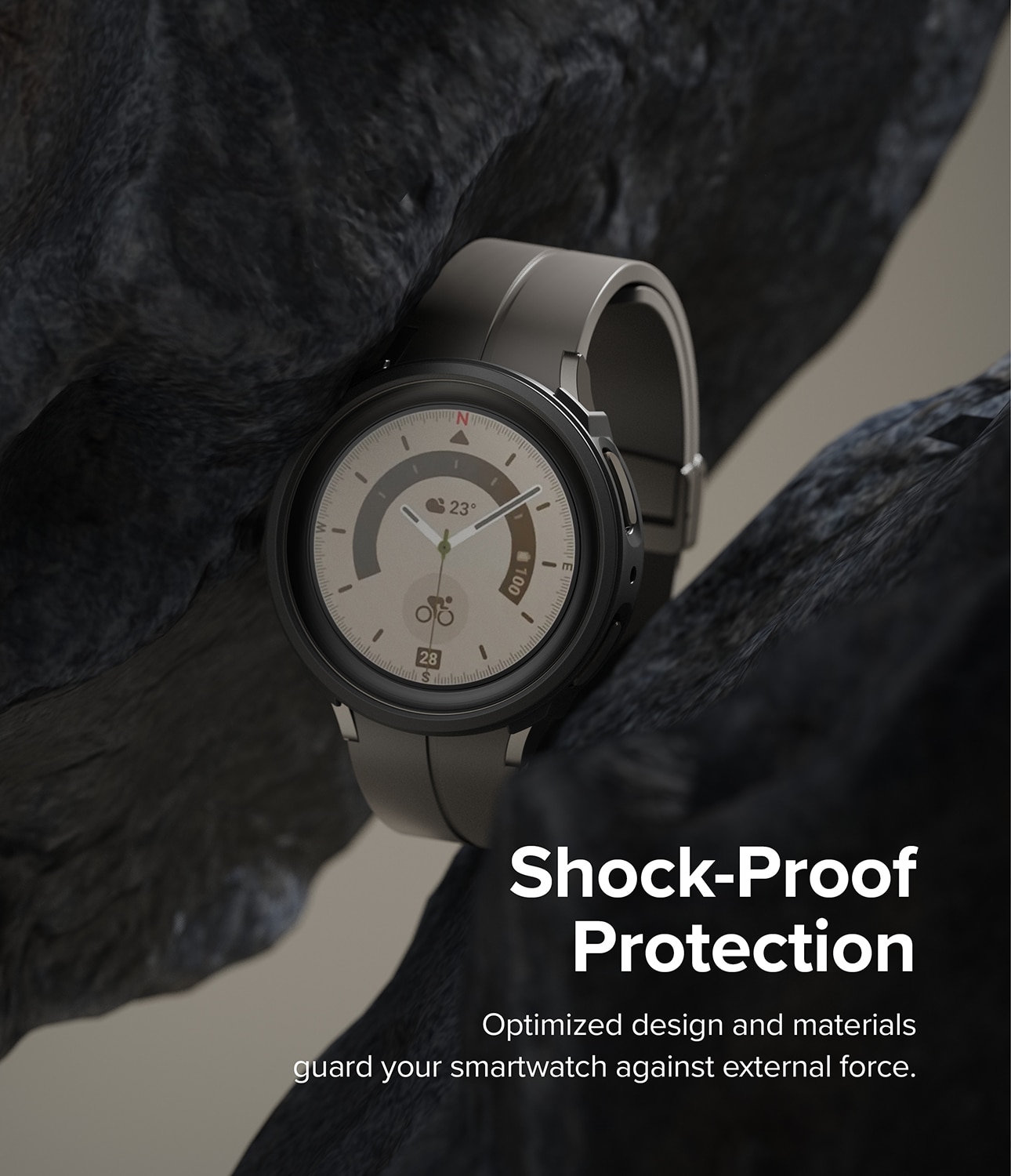 Samsung Galaxy Watch 5 Pro 45mm Air Sports skal, svart