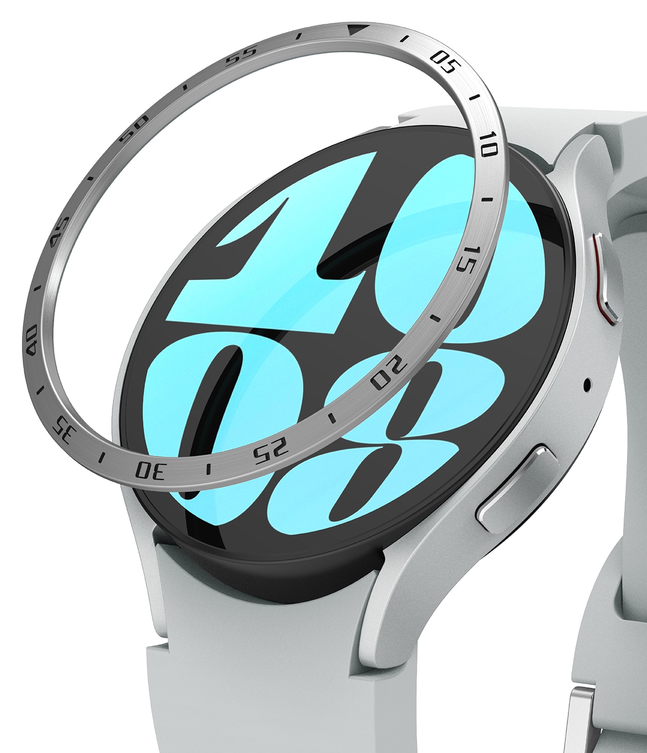 Samsung Galaxy Watch 6 44mm Skyddsram - Bezel Styling Silver