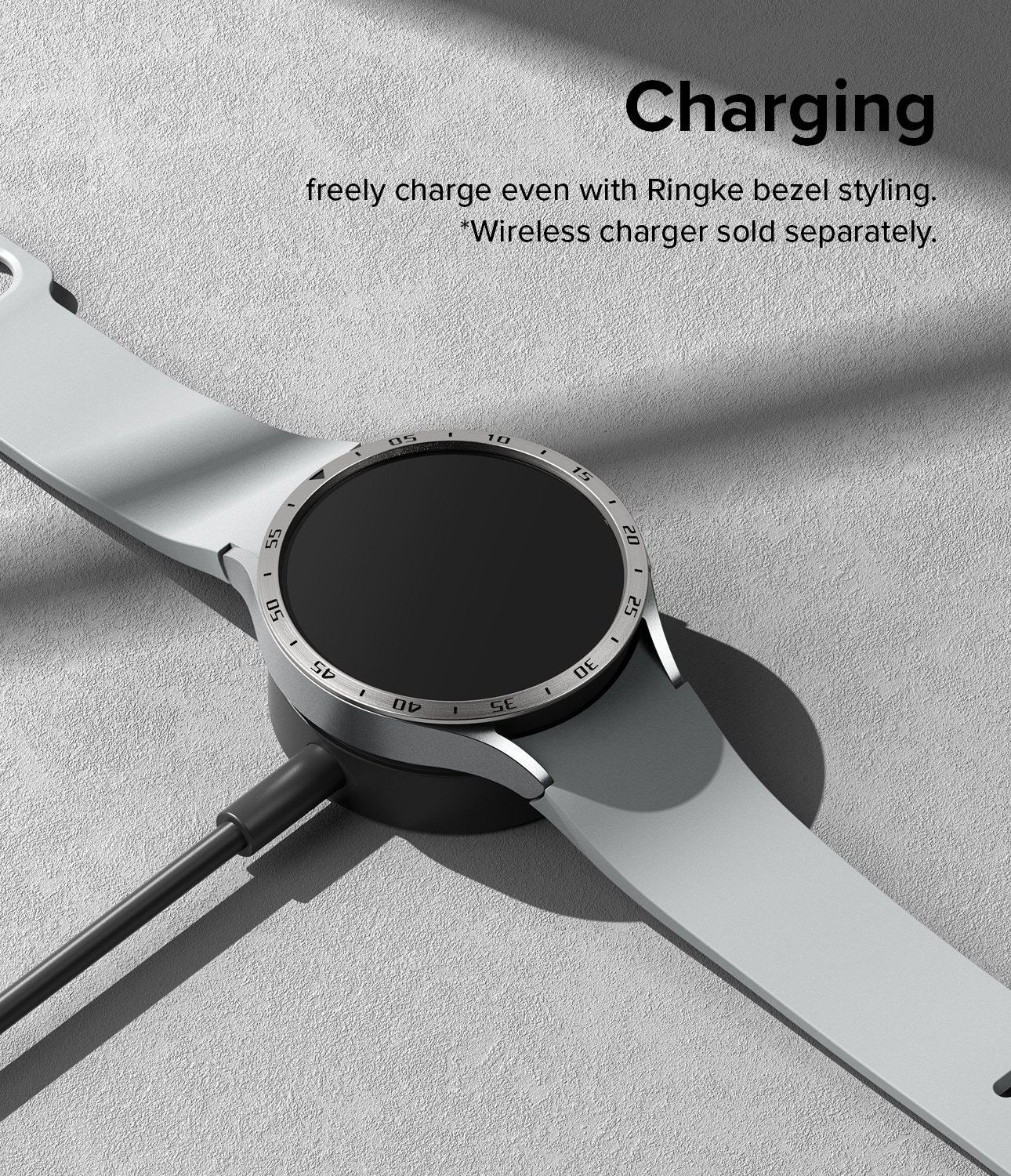 Samsung Galaxy Watch 6 44mm Skyddsram - Bezel Styling Silver