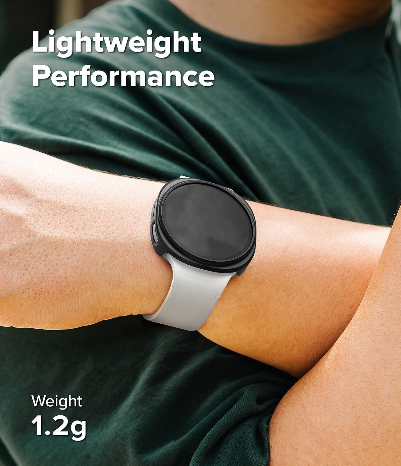 Samsung Galaxy Watch 8 40mm Tunt skal (2-pack), Matte Black & Clear