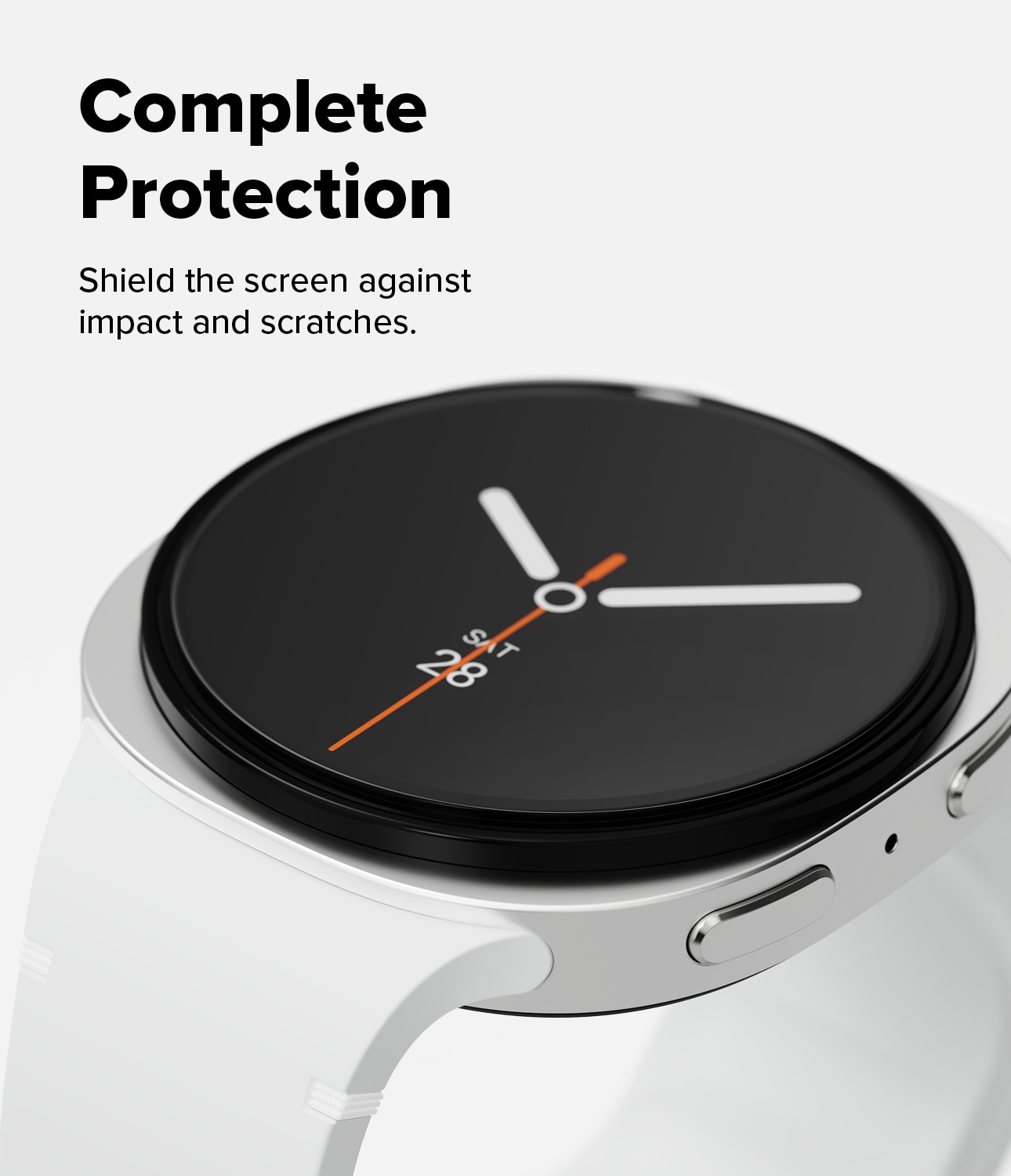 Samsung Galaxy Watch 8 40mm Skärmskydd i glas med monteringsram (2-pack)