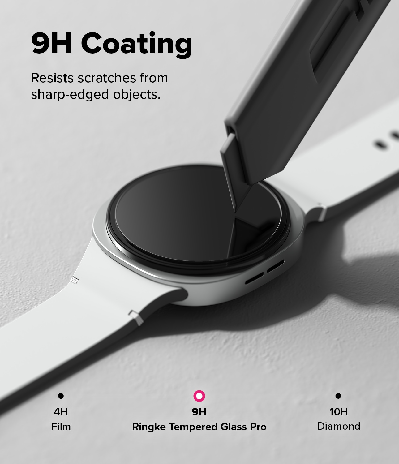 Samsung Galaxy Watch 8 40mm Skärmskydd i glas med monteringsram (2-pack)