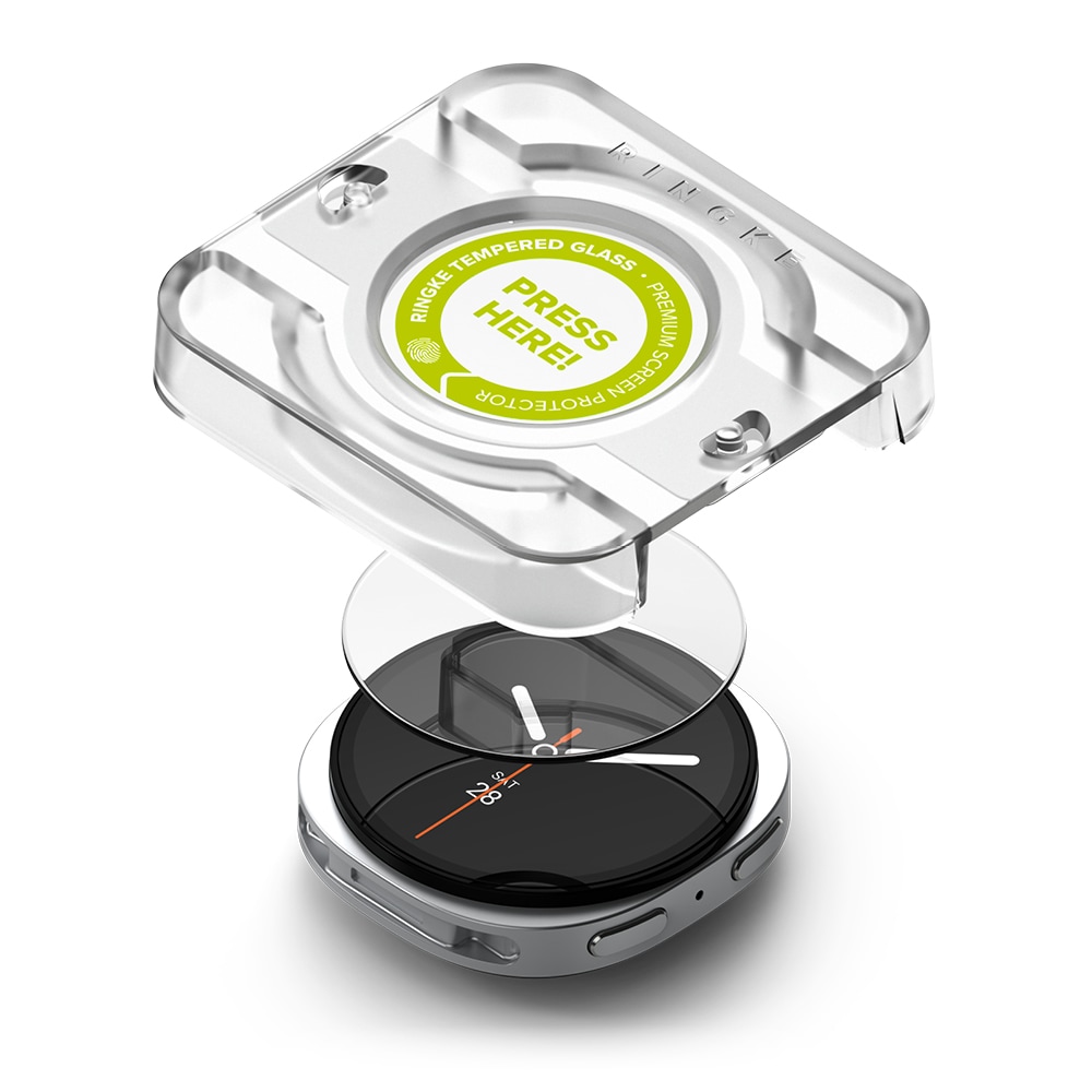 Samsung Galaxy Watch 8 40mm Skärmskydd i glas med monteringsram (2-pack)