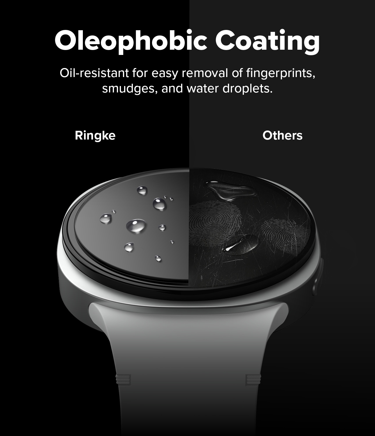 Samsung Galaxy Watch 8 Classic Skärmskydd i glas med monteringsram (2-pack)