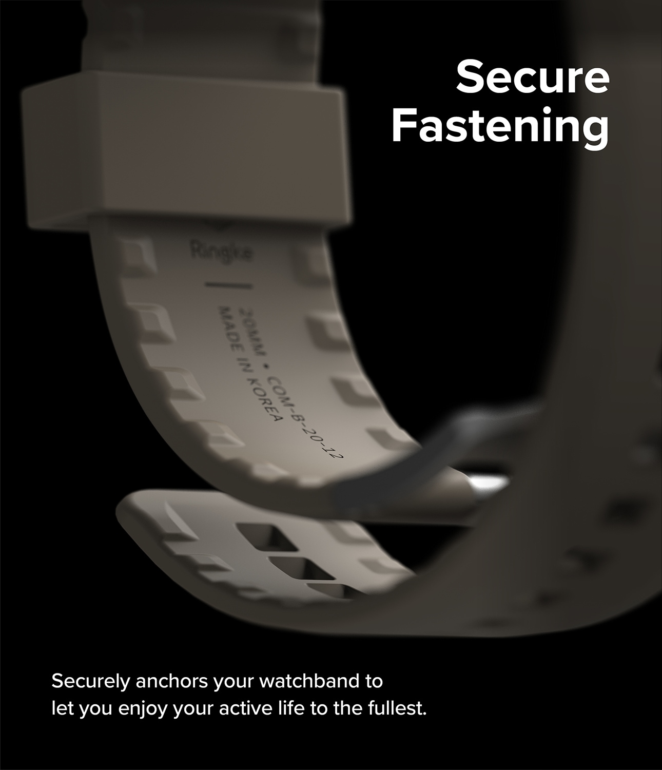 Samsung Galaxy Watch 7 40mm Armband Rubber One Bold Grå