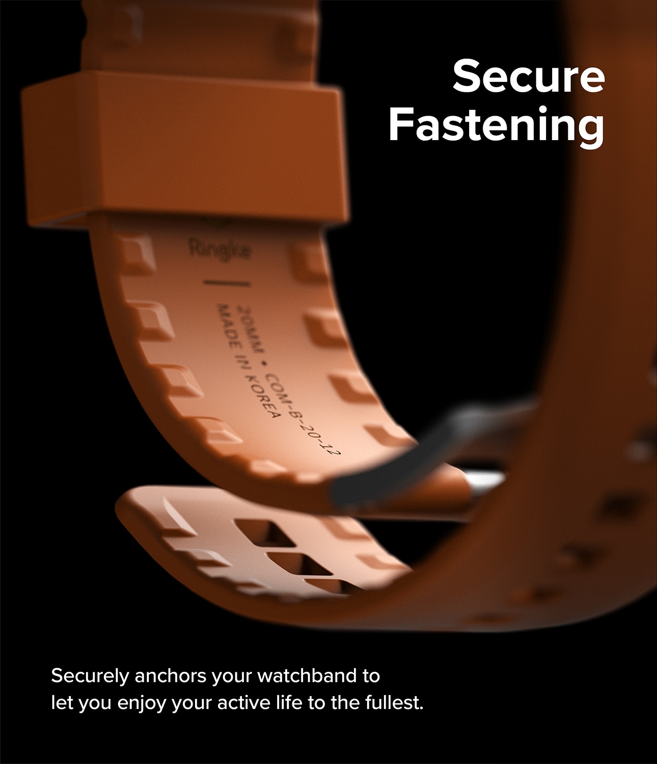 Samsung Galaxy Watch FE Armband Rubber One Bold Orange