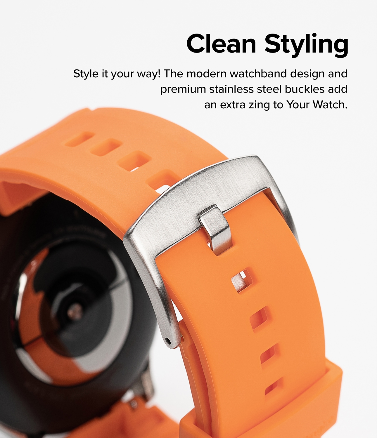 Samsung Galaxy Watch FE Armband Rubber One Bold Orange