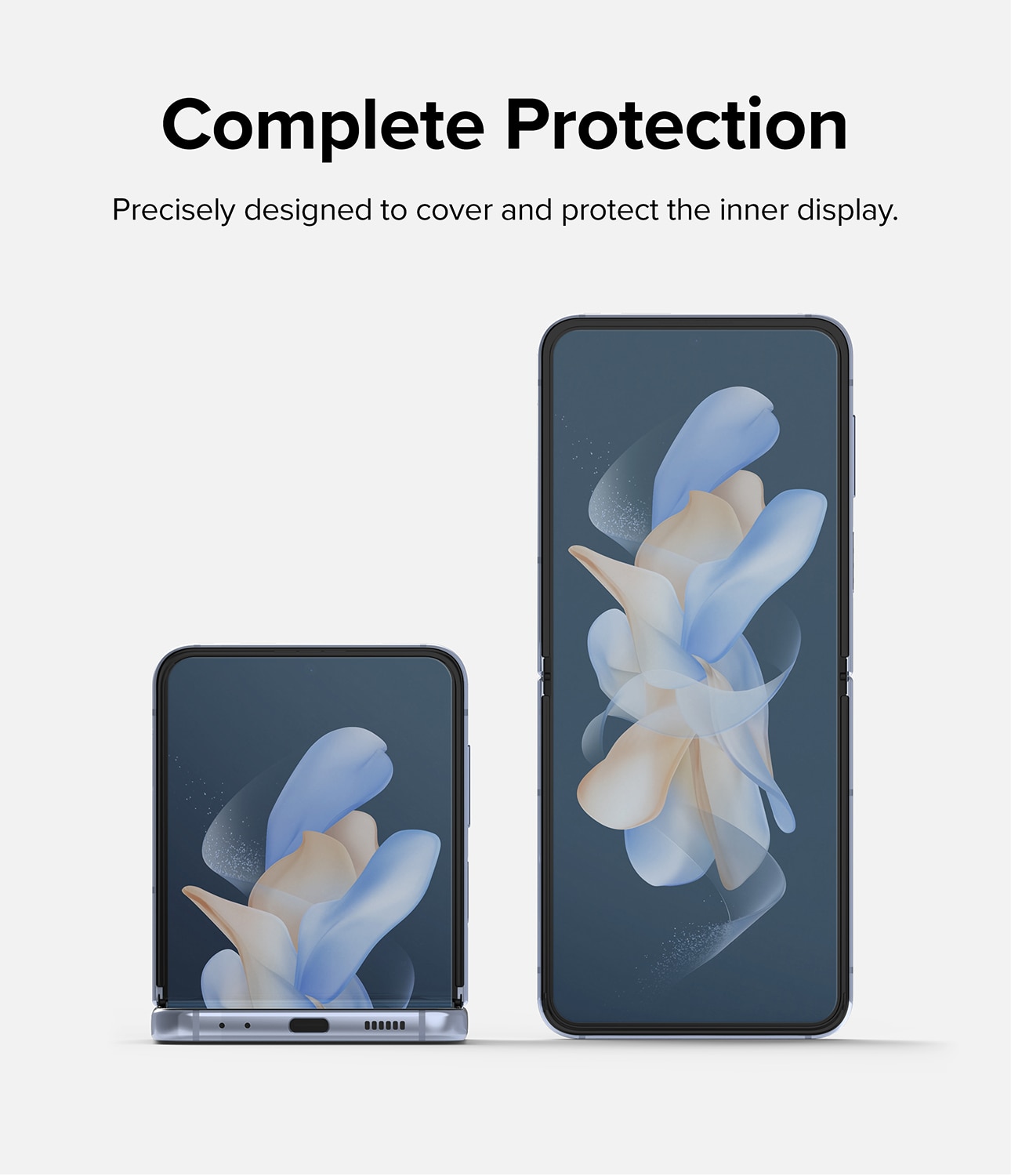 Samsung Galaxy Z Flip 4 Skärmskydd skyddsfilm - Dual Easy (2-pack)