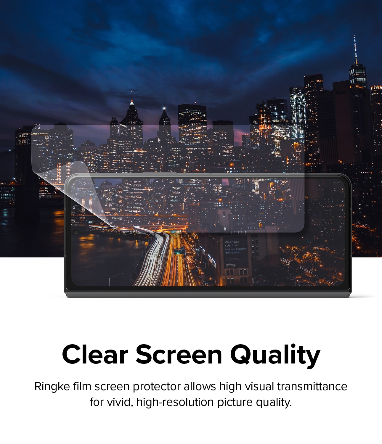 Samsung Galaxy Z Fold 4 Skärmskydd skyddsfilm - Dual Easy