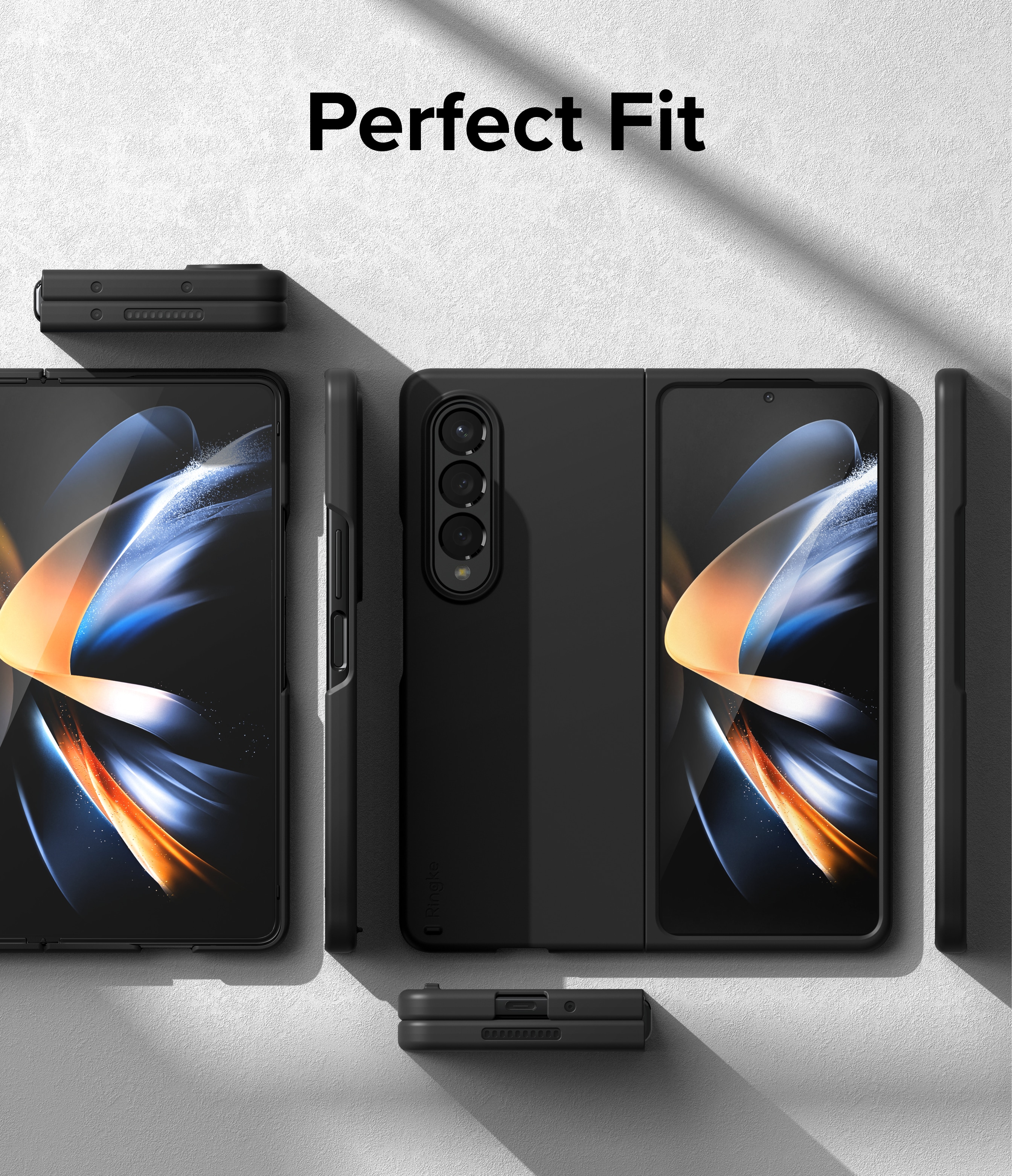 Samsung Galaxy Z Fold 4 Slim Skal, Svart