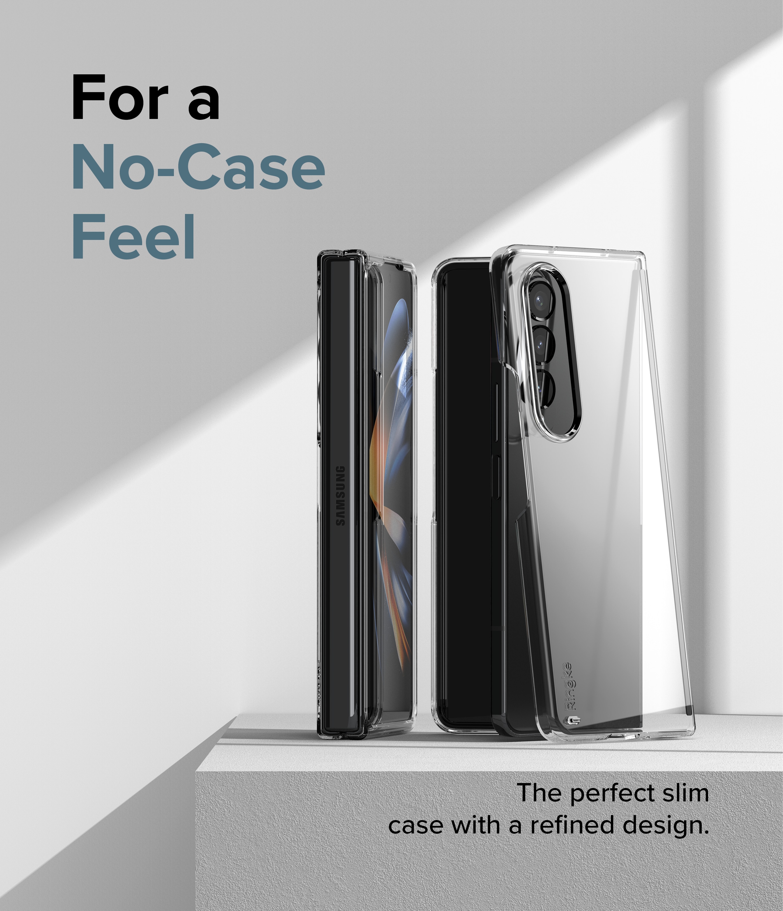 Samsung Galaxy Z Fold 4 Slim Skal, Genomskinlig