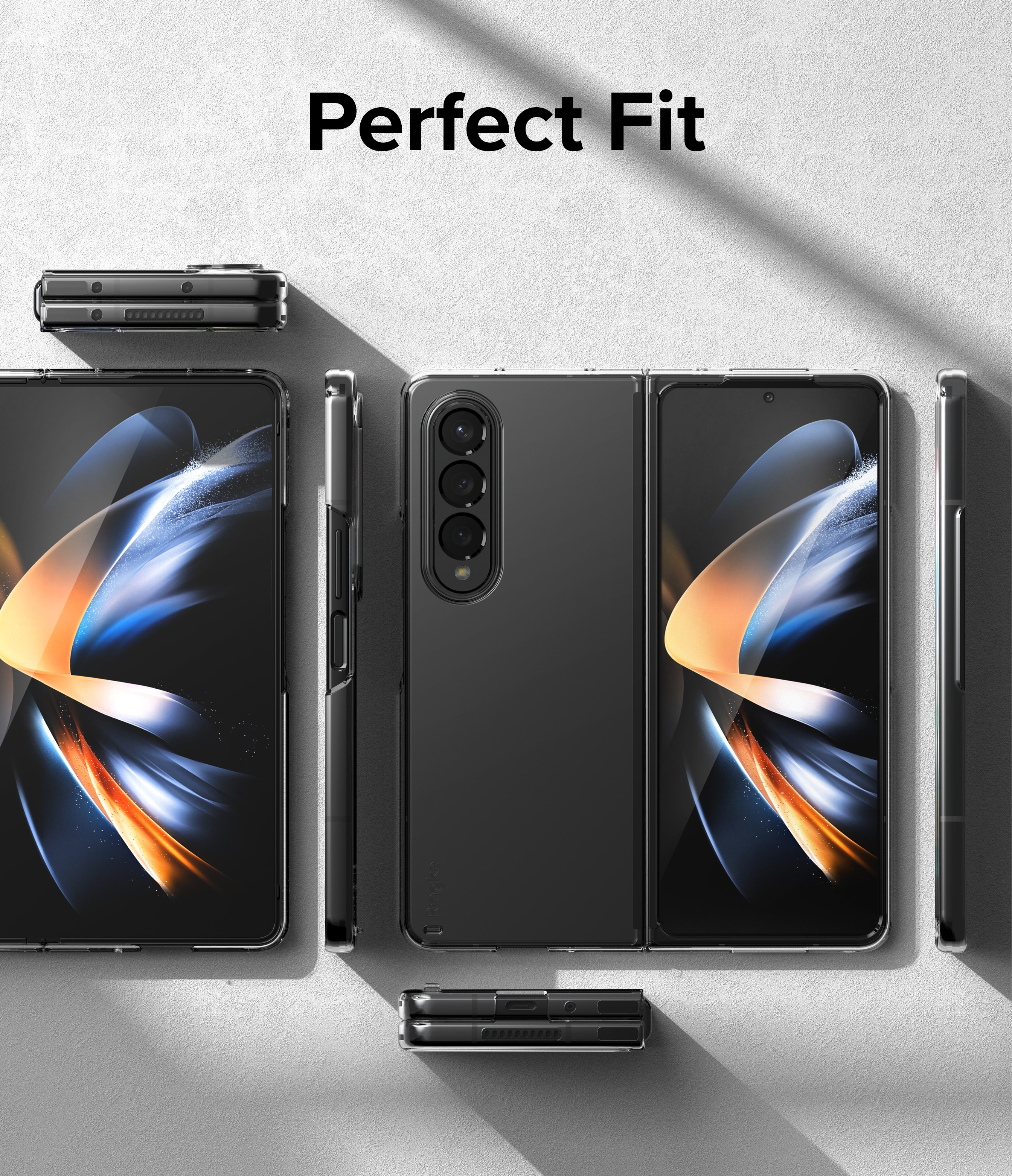 Samsung Galaxy Z Fold 4 Slim Skal, Genomskinlig
